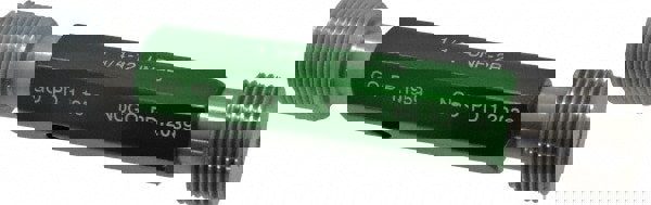 Plug Thread Gage: 1-1/4-12 Thread, 2B Class, Double End, Go & No Go